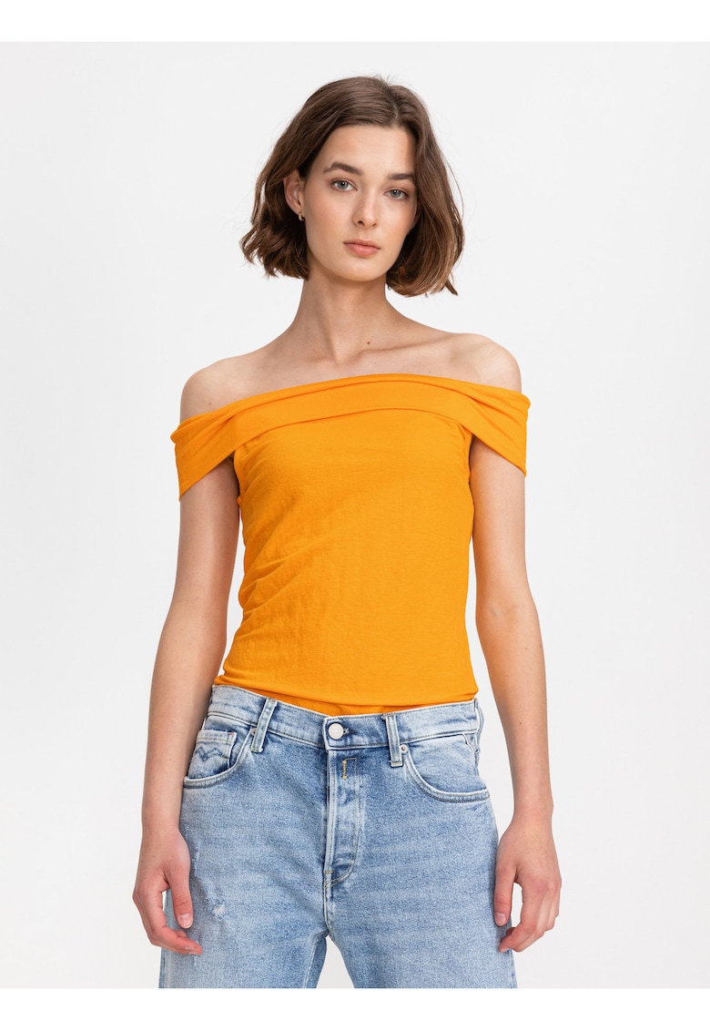 Tricou cu decolteu pe umeri Amaya -