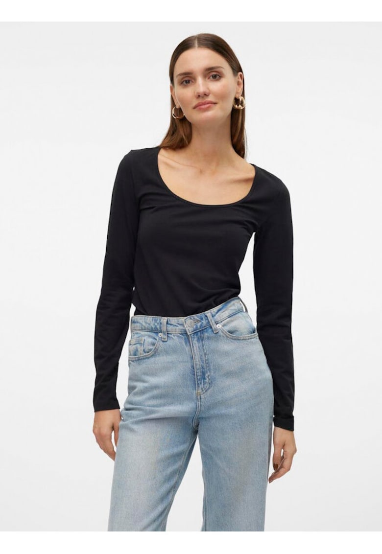 Bluza din amestec de bumbac organic -
