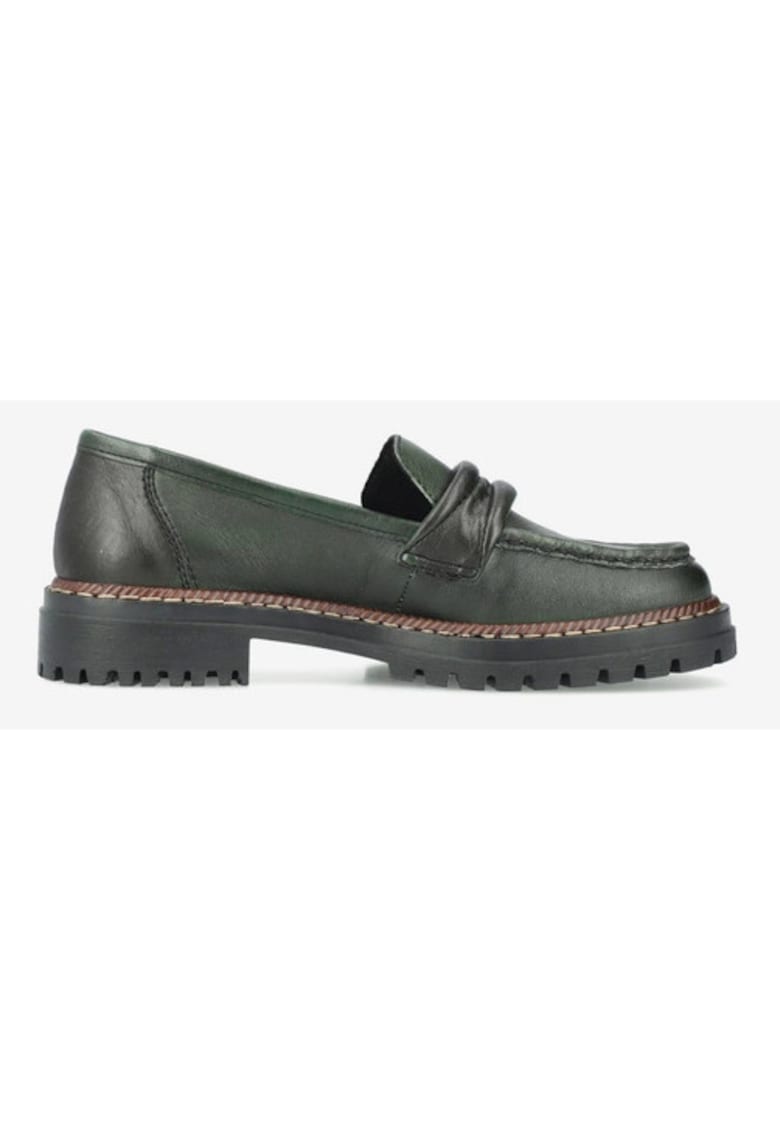 Pantofi loafer din piele cu detaliu logo -