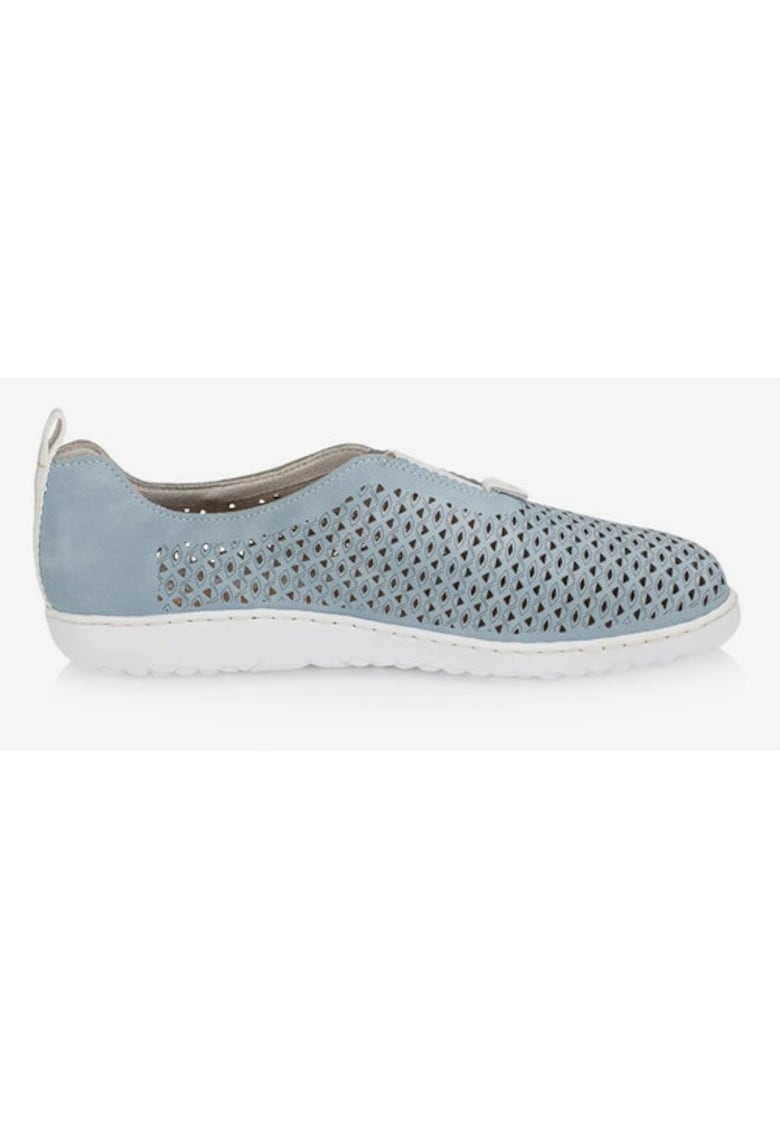 Pantofi sport slip on cu perforatii decorative