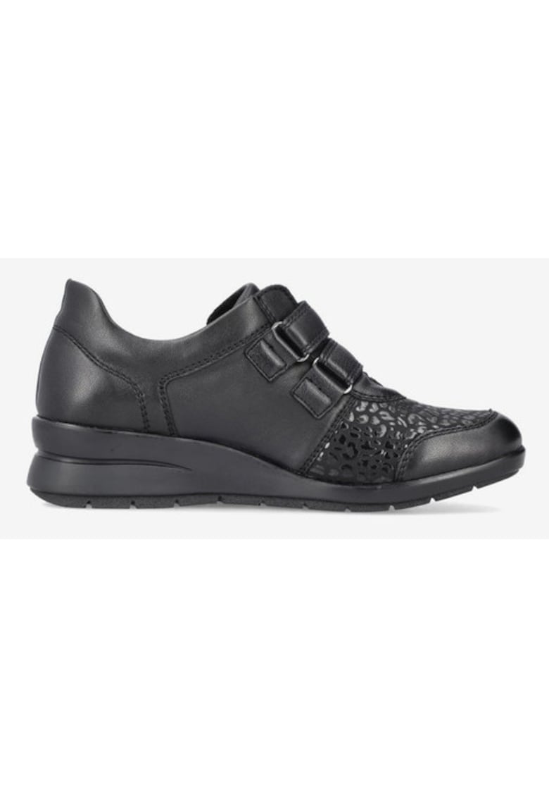 Pantofi sport cu talpa wedge si barete cu velcro