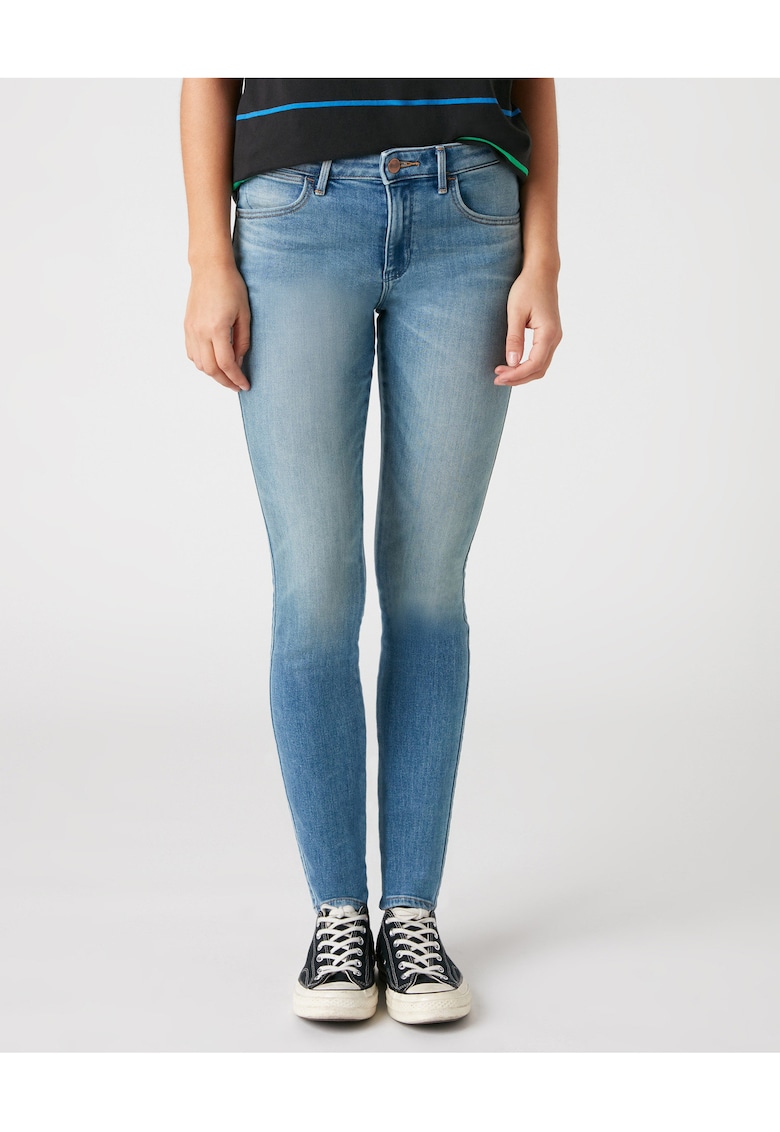 Blugi skinny cu buzunare