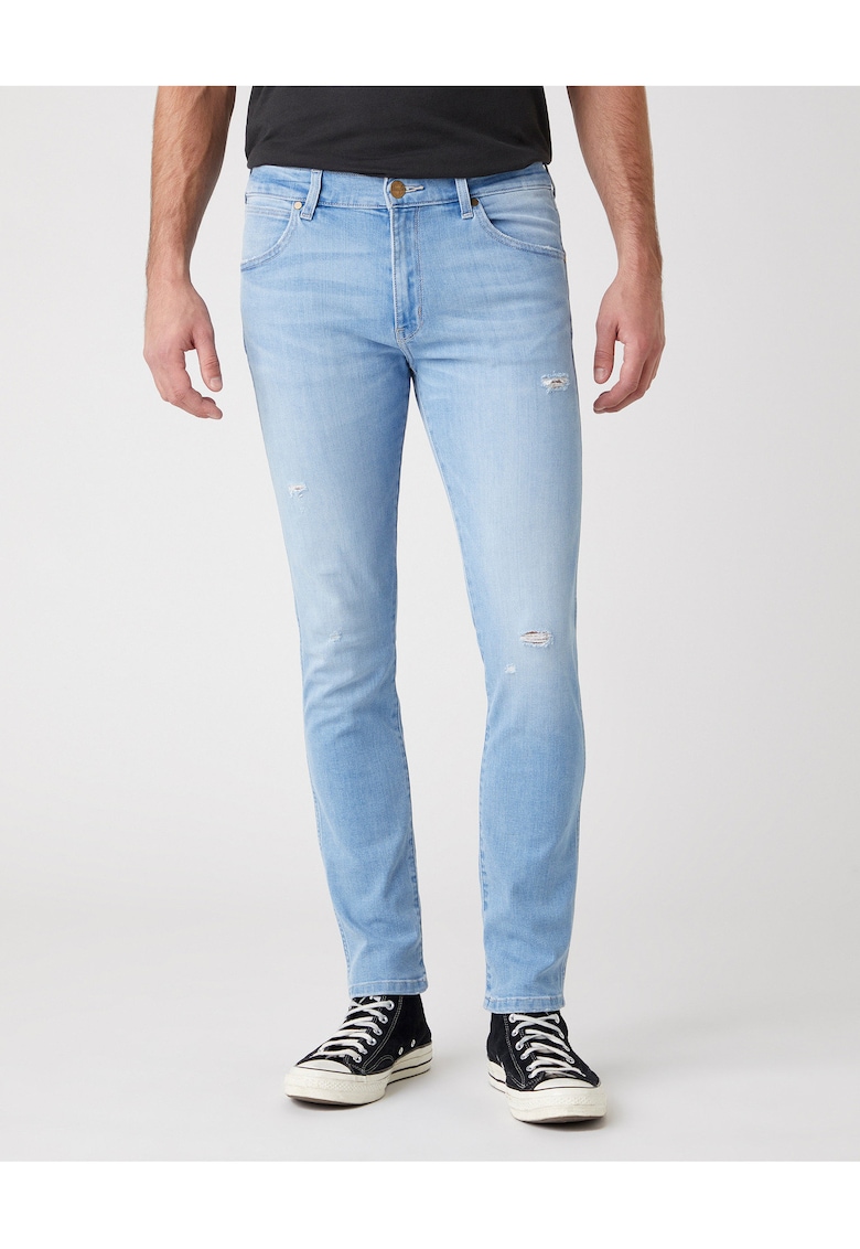 Blugi slim fit cu talie medie -