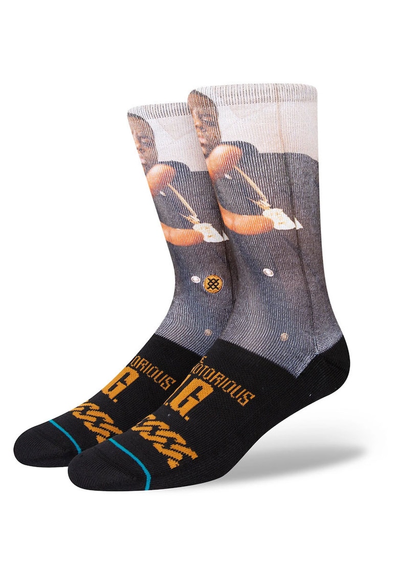 Sosete lungi cu imprimeu cu The Notorious B.I.G