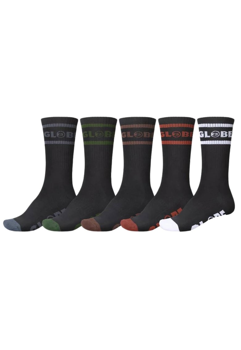 Set de 5 perechi de sosete cu logo