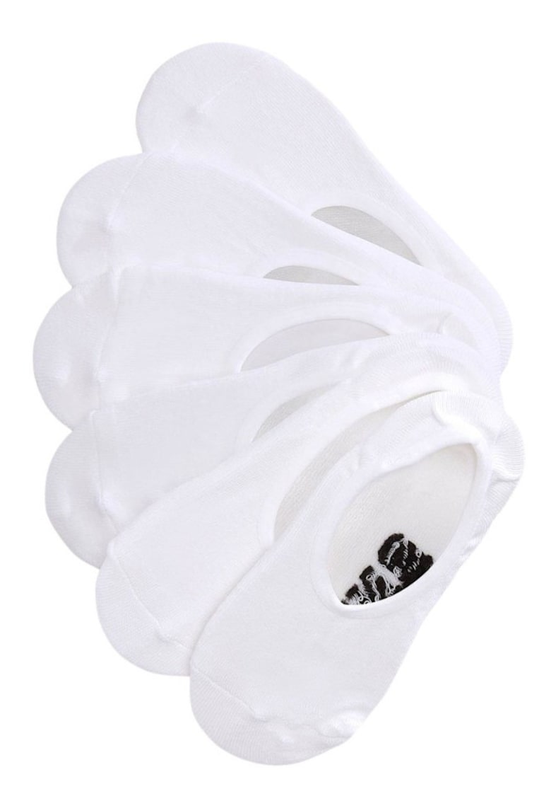 Sosete unisex tip talpici din amestec de bumbac - 3 perechi