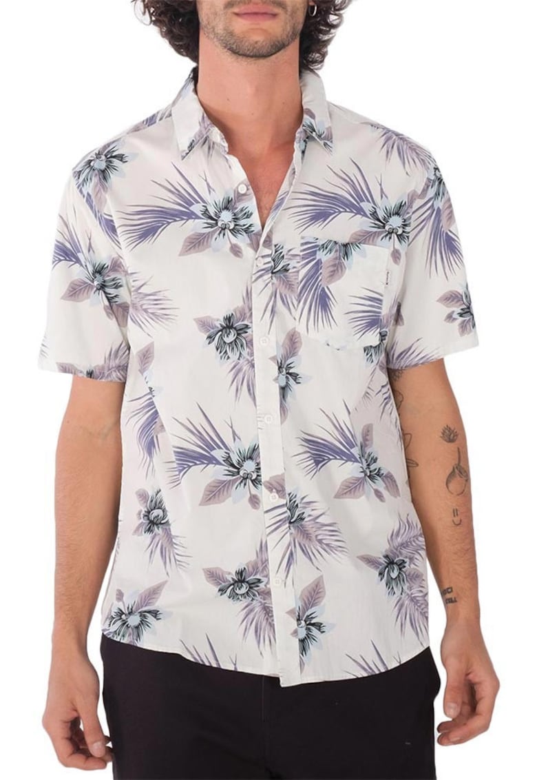 Bumbac cu imprimeu floral Wedge Particle