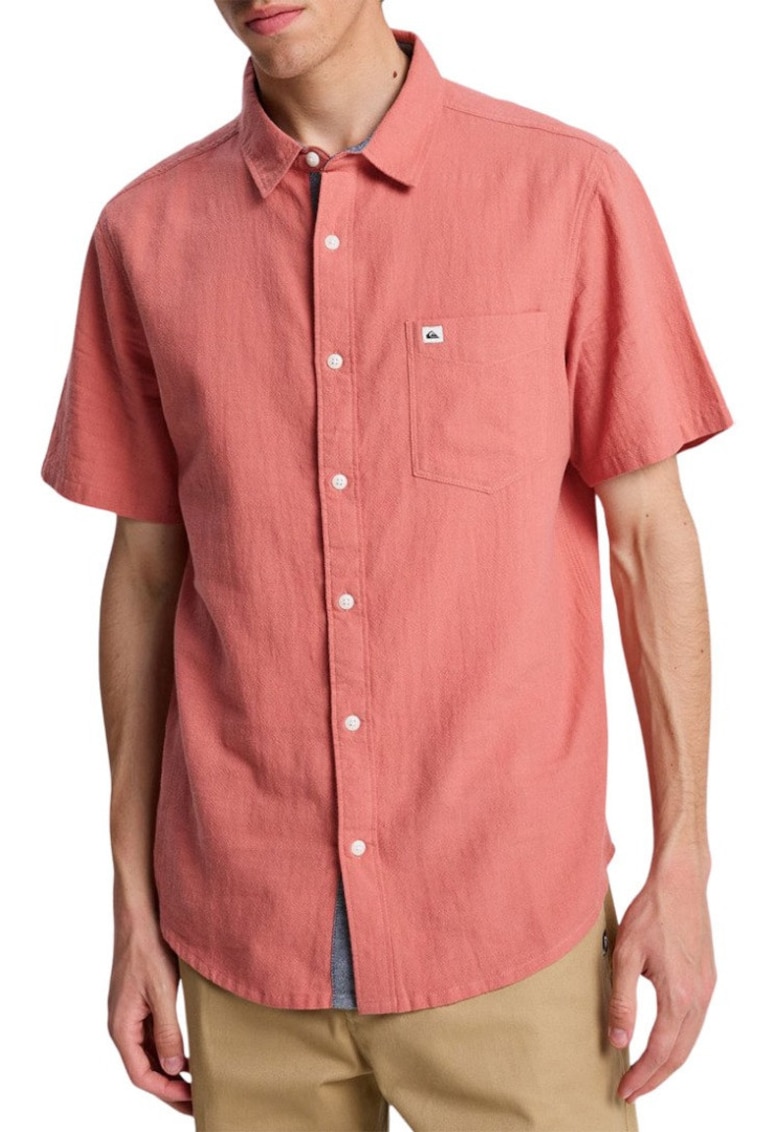 Camasa regular fit din bumbac cu maneca scurta