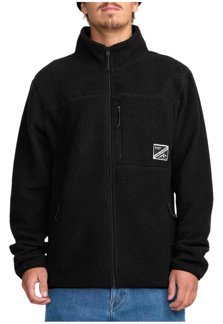 Bluza de trening din fleece cu buzunare