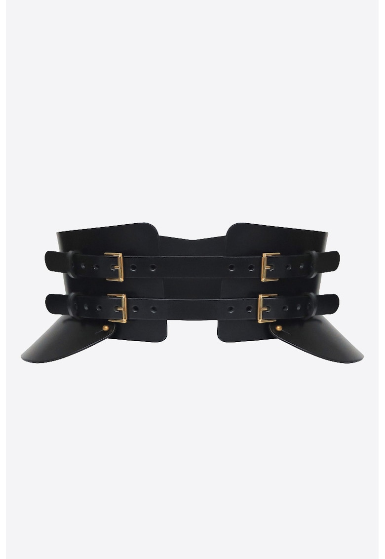 Curea Corset Peplum Maia - Negru