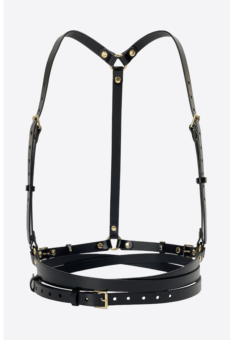 Ham Curele Duble Slim - Negru