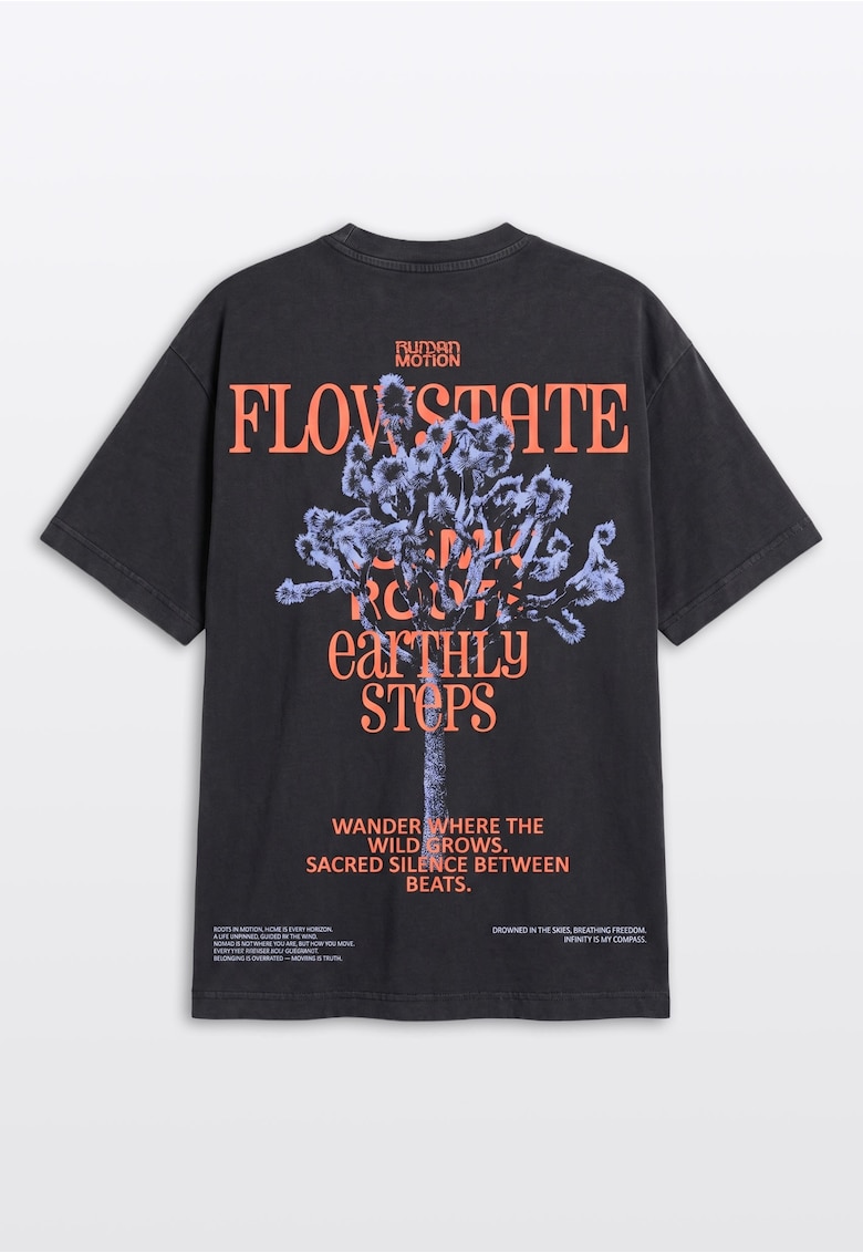 Tricou cu imprimeu pe spate