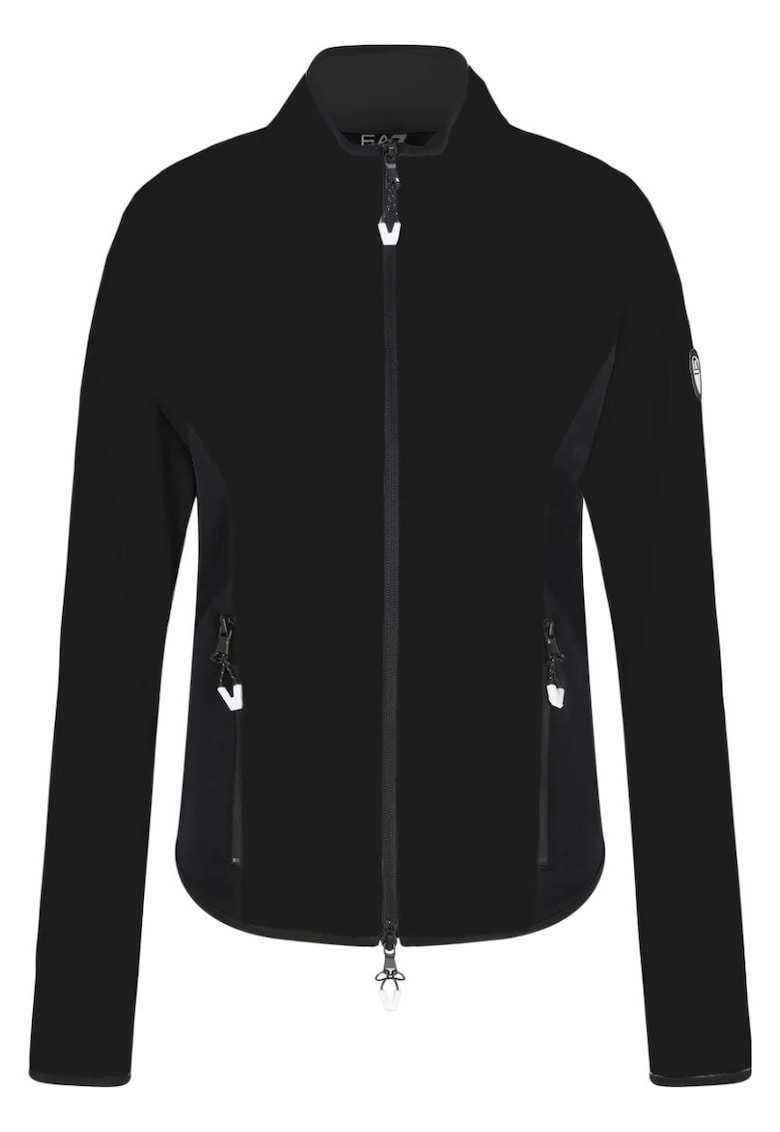 Bluza schi dama EA7 Cortina Powerstretch FZ - Negru