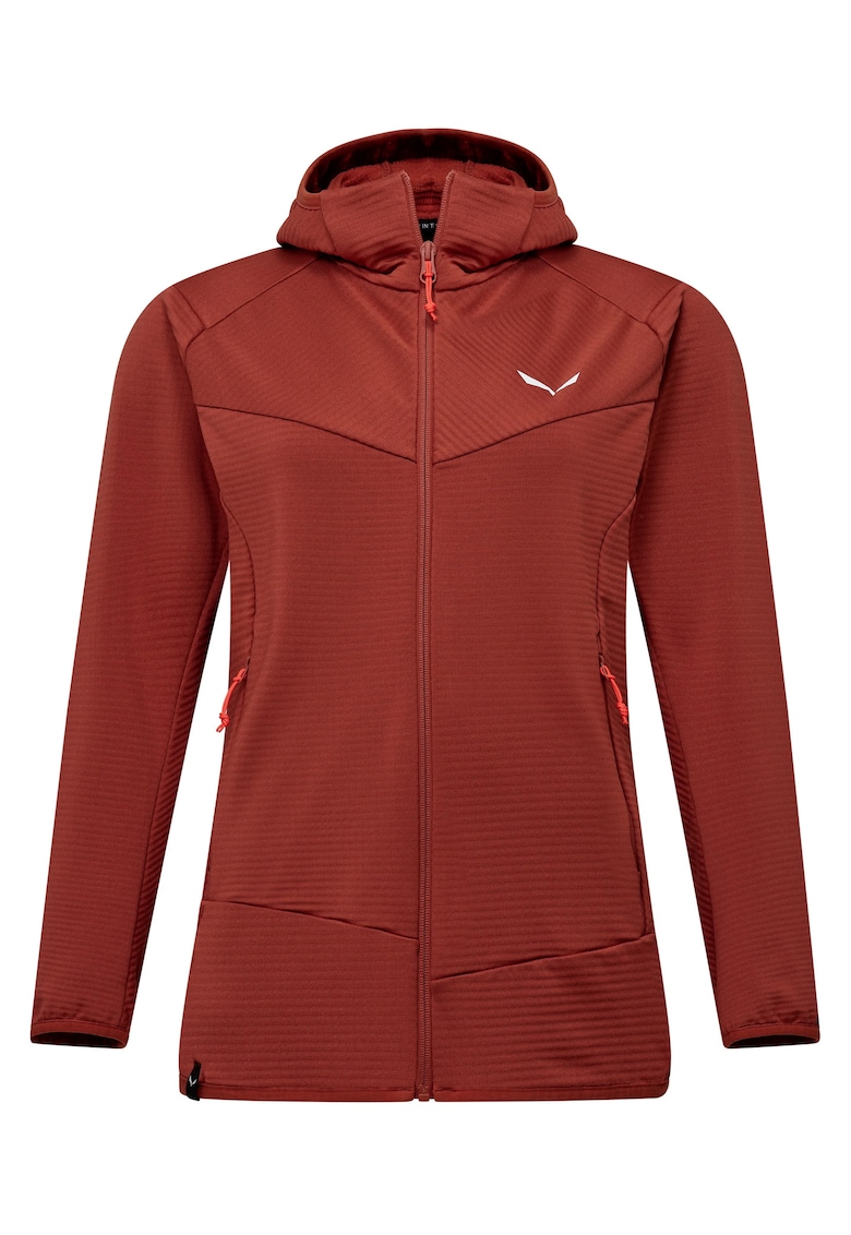 Fleece trekking dama Puez Altavia Polarlite - Rosu deschis