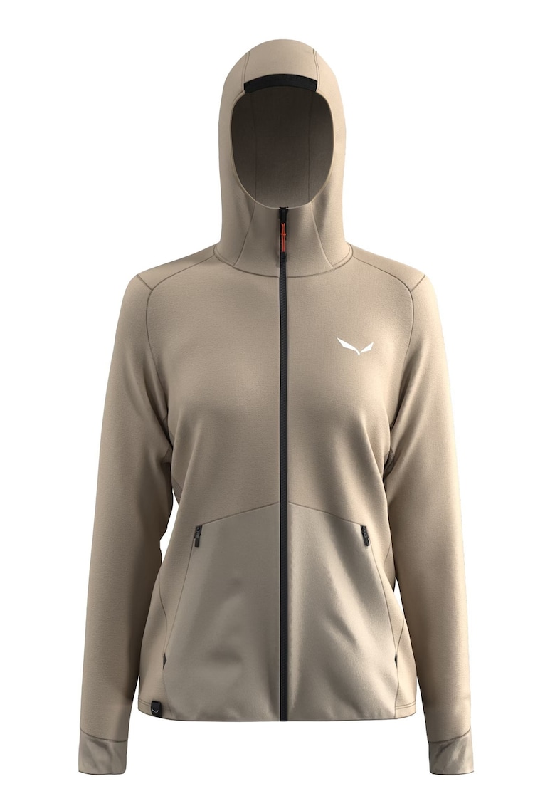 Fleece trekking dama Puez Merino Durastretch - Bej