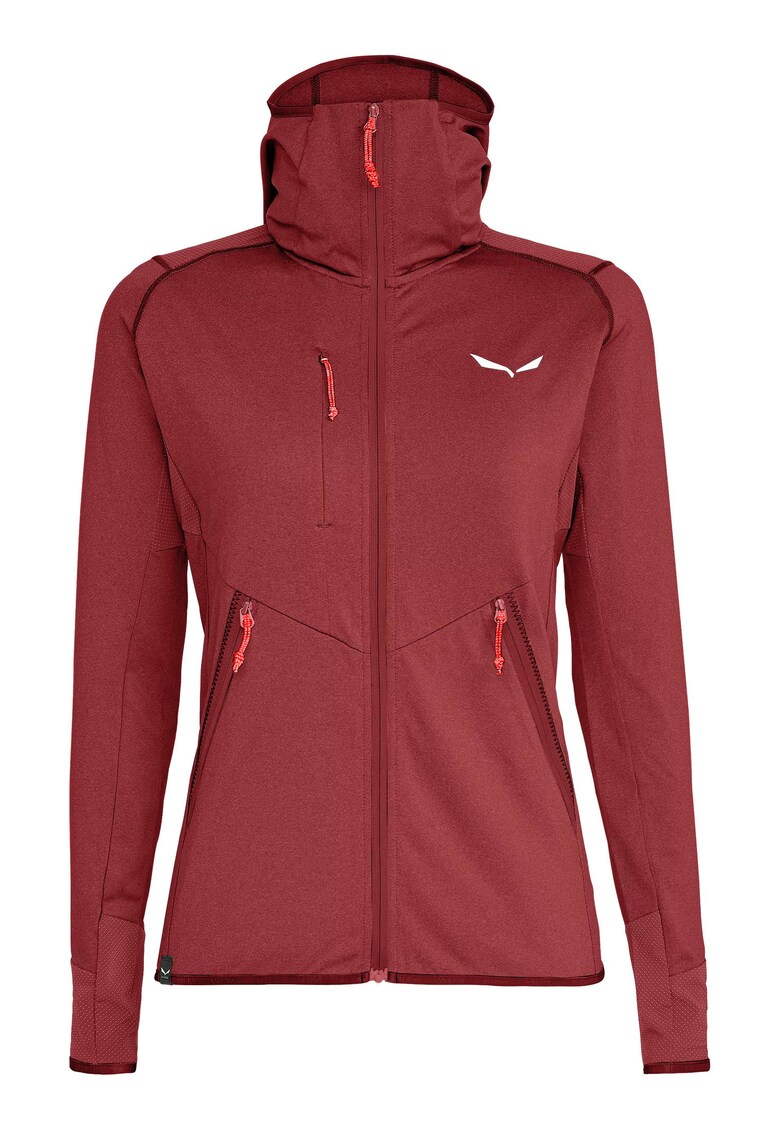 Fleece trekking dama Agner Hybrid Polarlite Durastretch - Visiniu