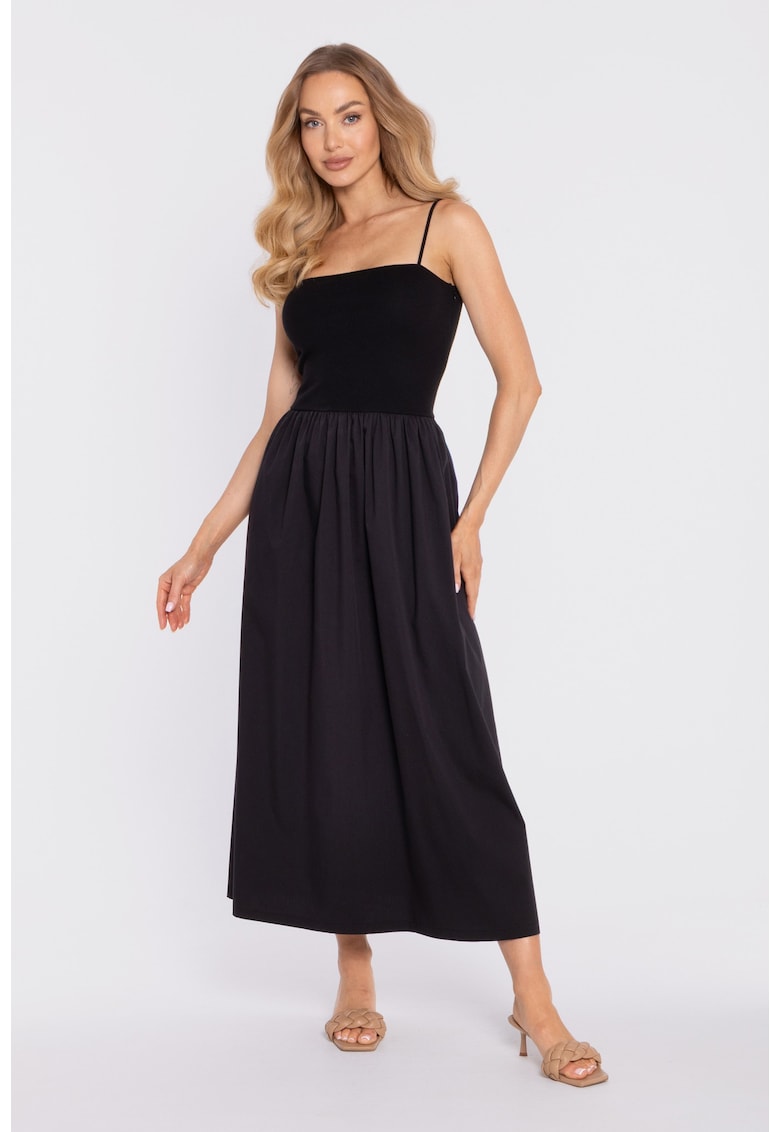 Rochie evazata cu bretele -