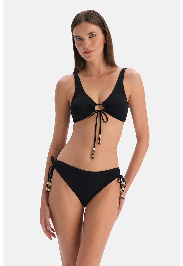 Slip cu model uni - Negru