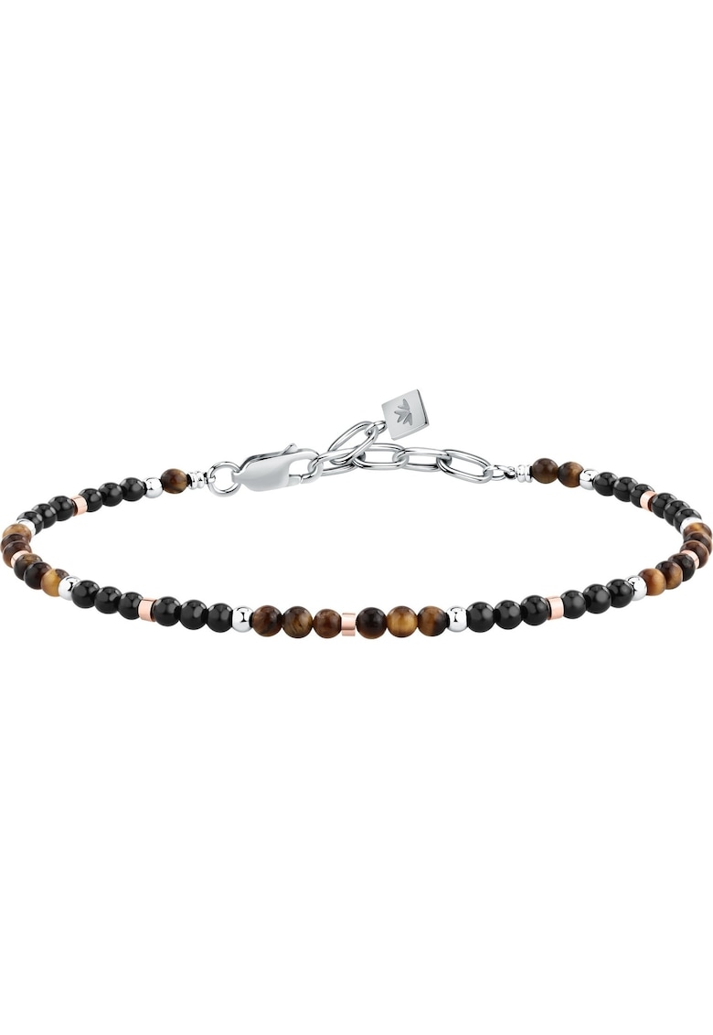 Bratara S1761 - Argintiu - Rose gold - Negru - Maro