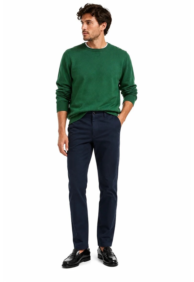Pantaloni barbati chino Denton MW0MW37717 - Bleumarin