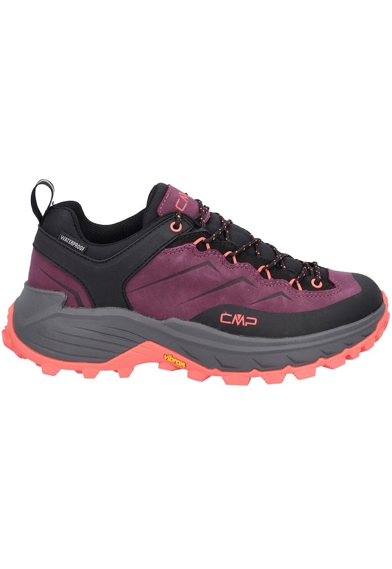 Pantofi trekking dama Huranus Low - Visiniu/Negru
