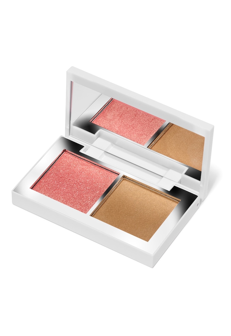 Paleta blush si contur - Muah Fiesta - 2 nuante roz piersica si bronz