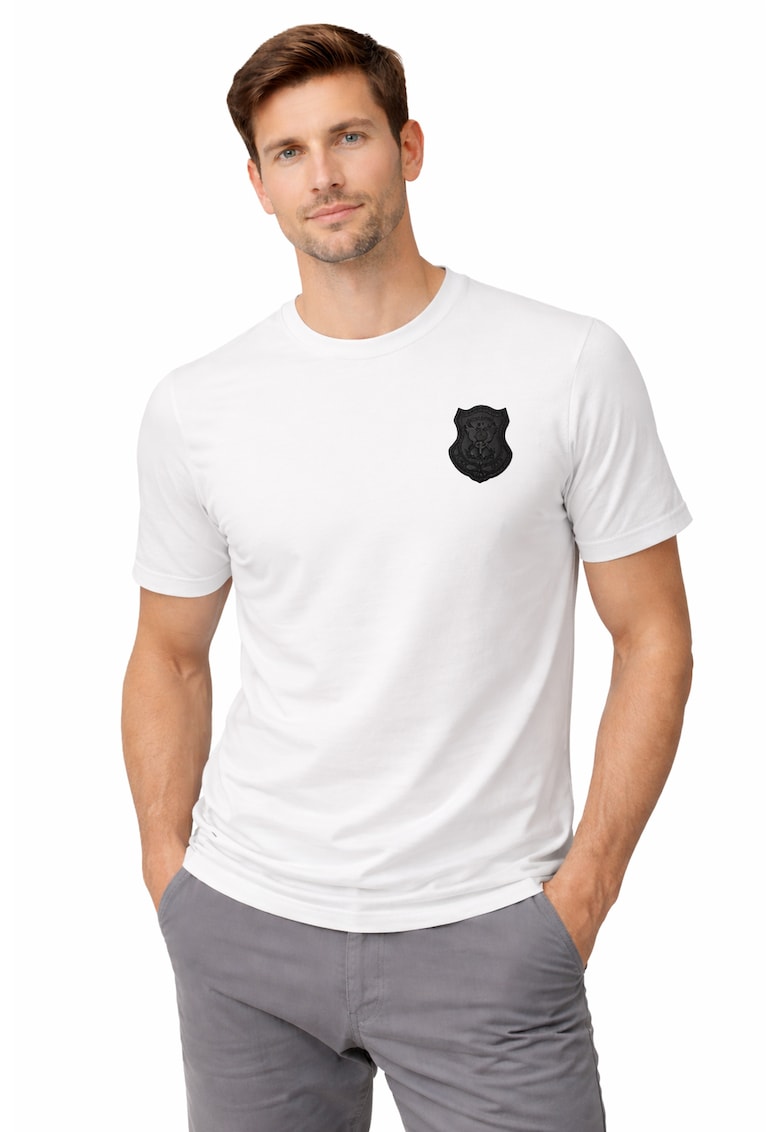 Tricou din amestec de bumbac cu detaliu logo