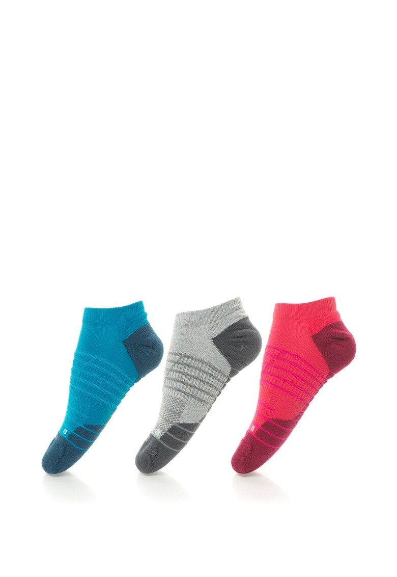 Set de sosete foarte scurte cu efect de amortizare - 3 perechi Set de sosete foarte scurte cu efect de amortizare - 3 perechi