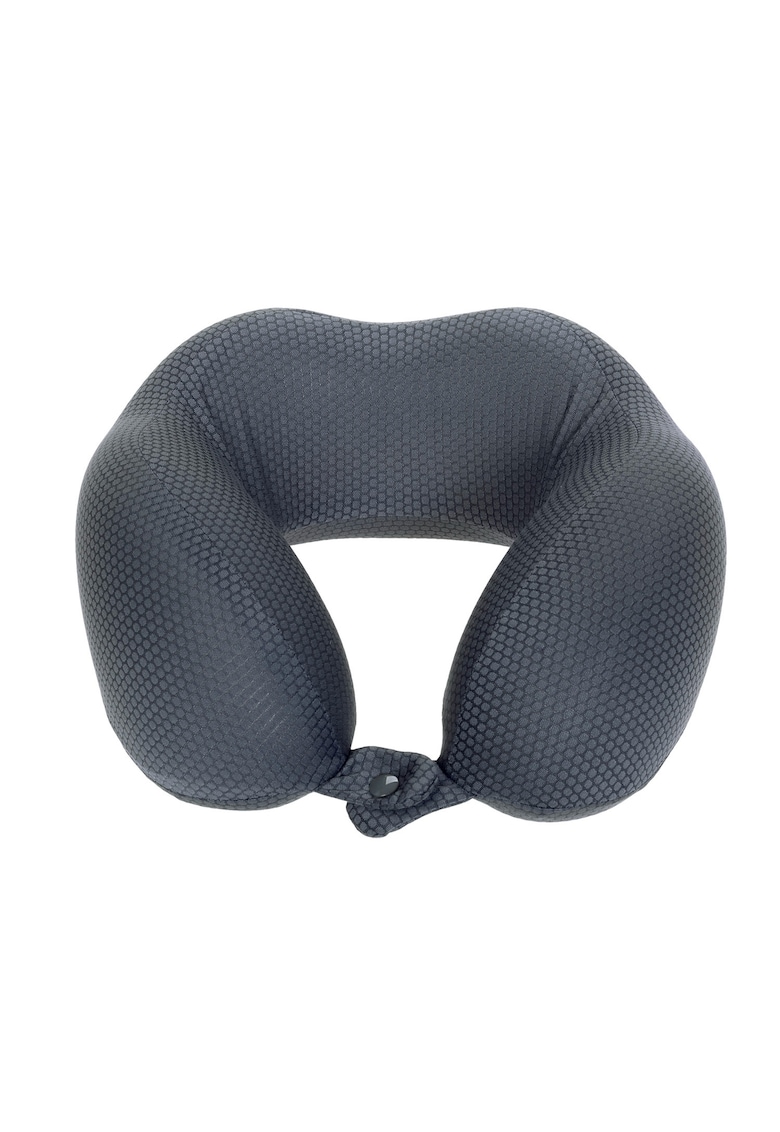Perna de gat memory foam pentru calatorie - Gri