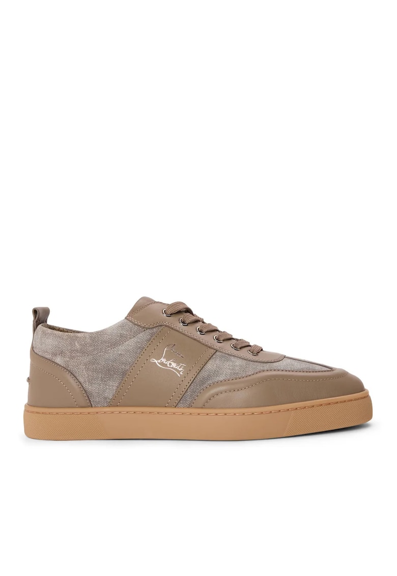 Sneakers barbati - Retero - Gri/Bej