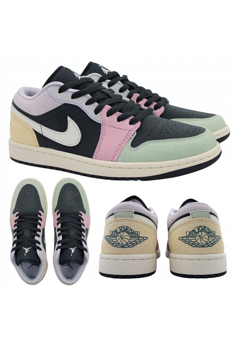 Pantofi Sport - Air Jordan 1 Low SE IB7109-004 - Multicolor - Amortizare Nike Air Pentru Confort Talpa Din Cauciuc Aderenta Profil Jos Pentru