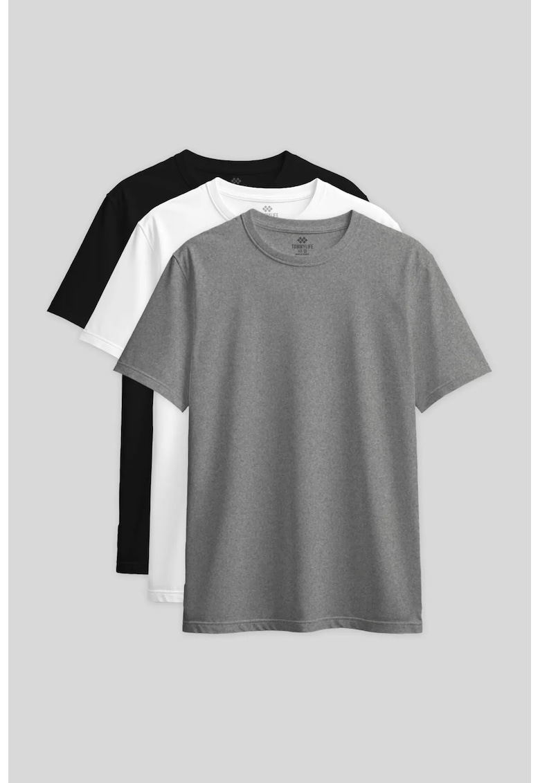 Tricouri regular fit - elastic - bumbac cu elastan