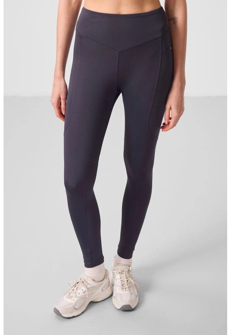 Colanti - High-Waist Skinny - elastici - gri antracit - poliester/elastan