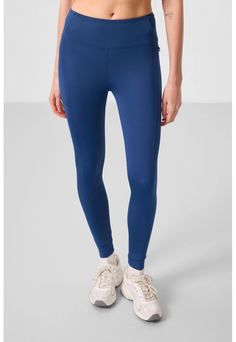 Colanti Skinny - talie inalta - buzunar - Moroccan Blue - poliester/elastan