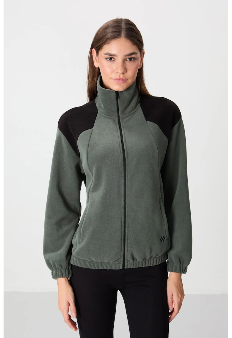 Hanorac dama - oversized - fleece - gri