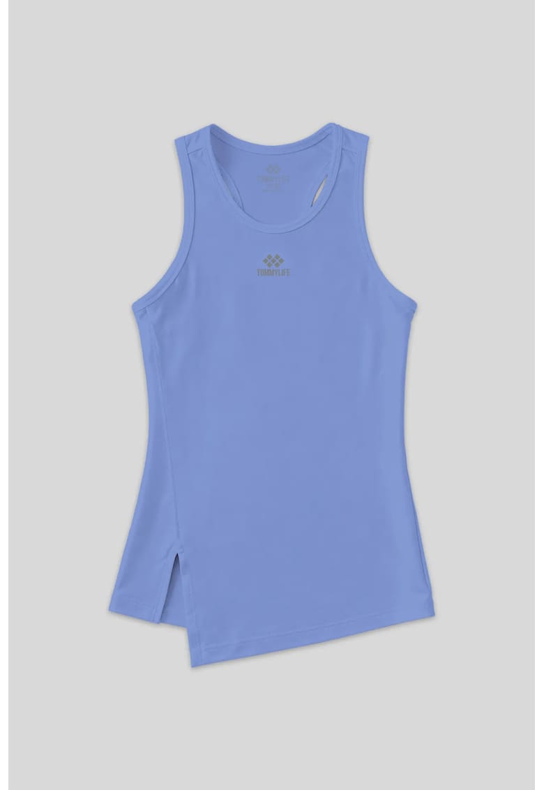 Tricou sport dama - Top Activ fara maneci - Maya Blue - poliester-elastan