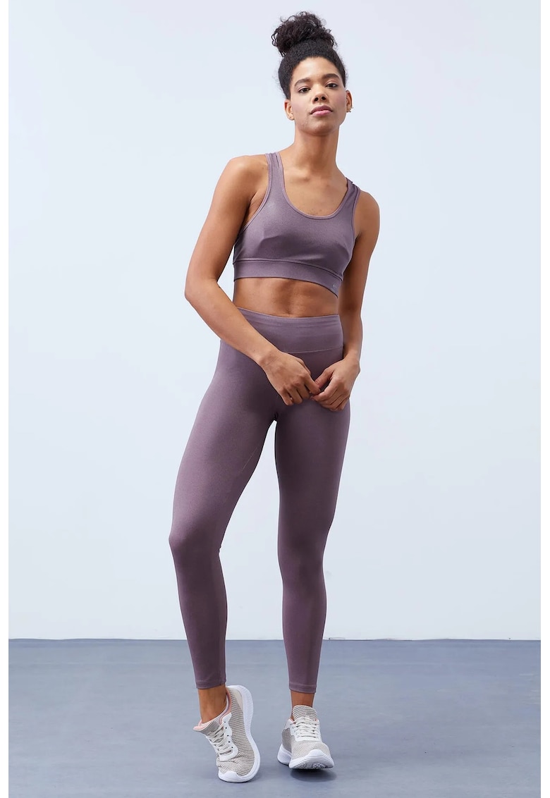 Set Activ Femei - Fara Maneci - Mov Mauve - Poliester-Elastan