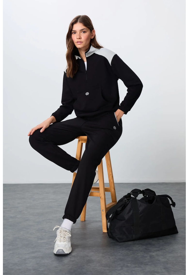 Set Trening din Fleece Multicolor - Maneca lunga - Fara inchidere - 88% bumbac