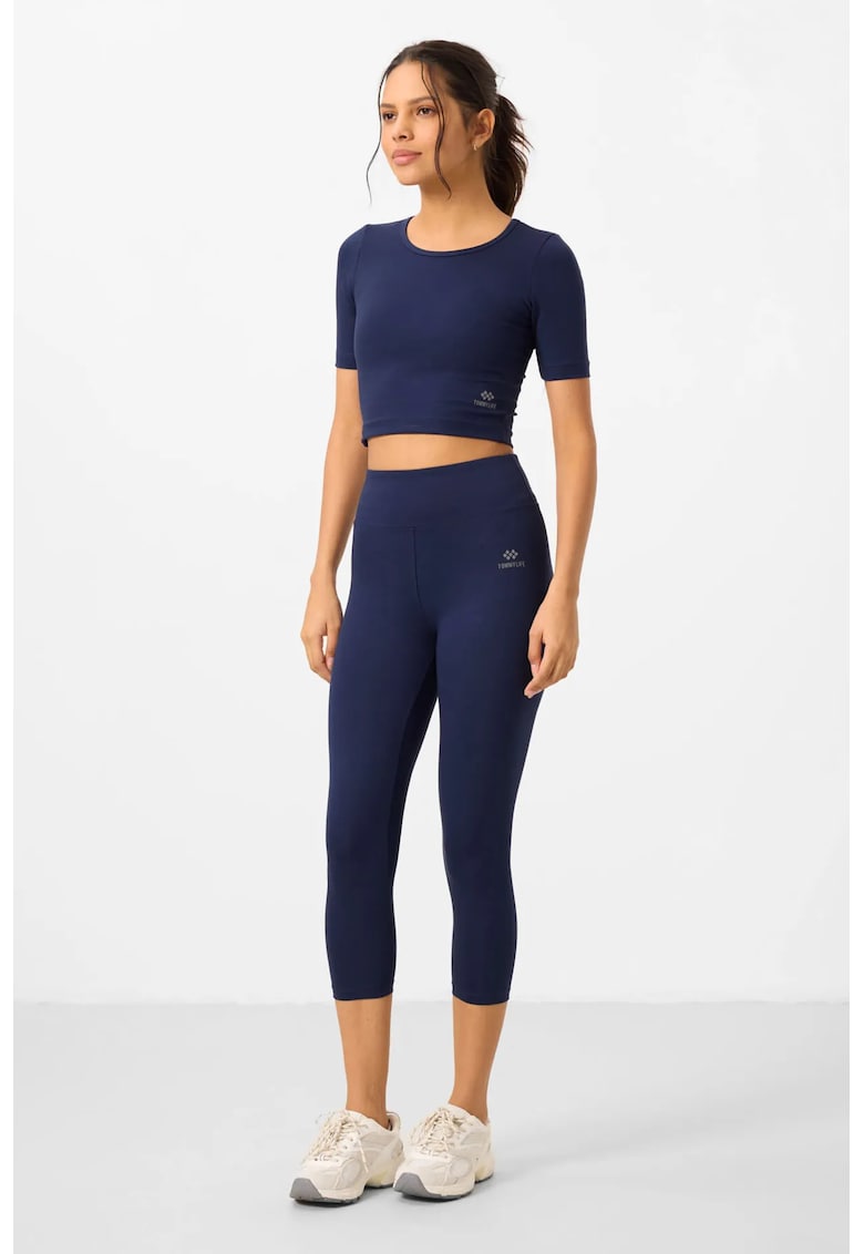 Seturi Active - Femei - Set Activ TOMMY din Bumbac Slim-fit pentru Femei - Albastru Marin -