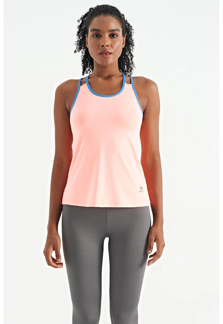 Top sport - fara maneci - roz - Blush Pink