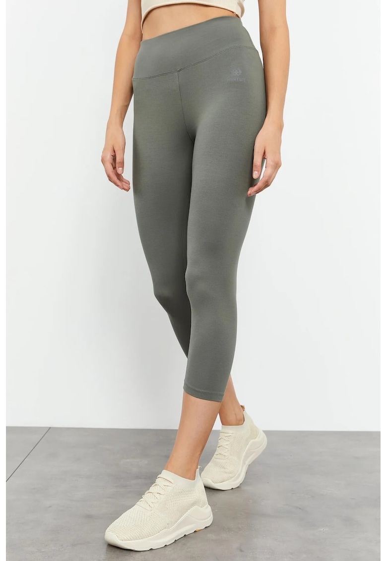 Colanti - Capri - elastic - gri - bumbac/elastan