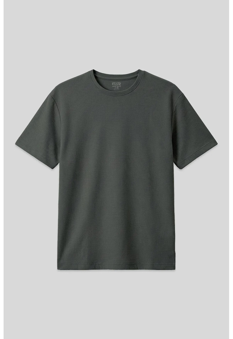 Tricou supradimensionat - elastic - poliester-lycradwqf - Verde padure
