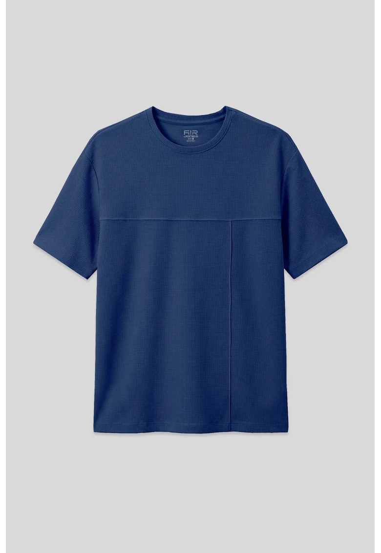 Tricou Oversized - poliester-lycradwqfwqf - Albastru