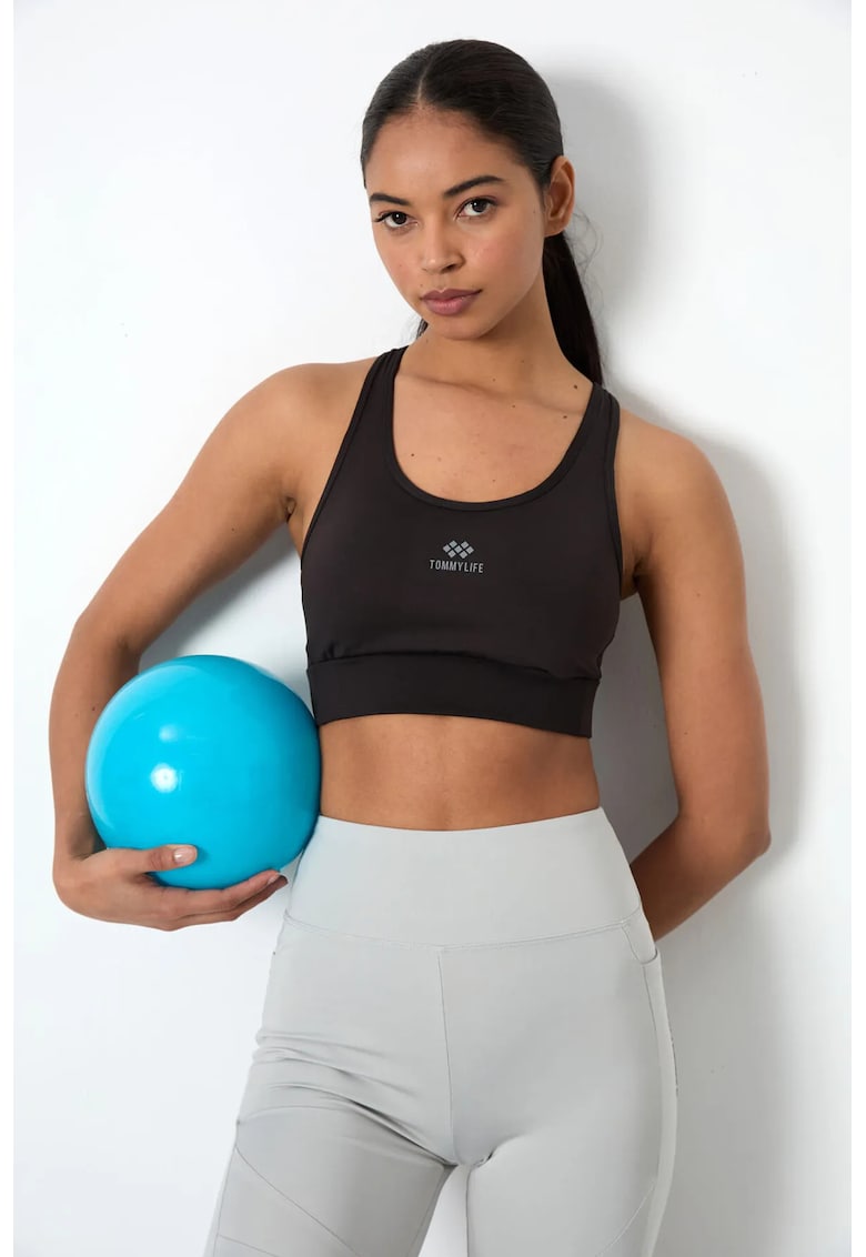 Tricou sport top sport negruqdfwq - Negru