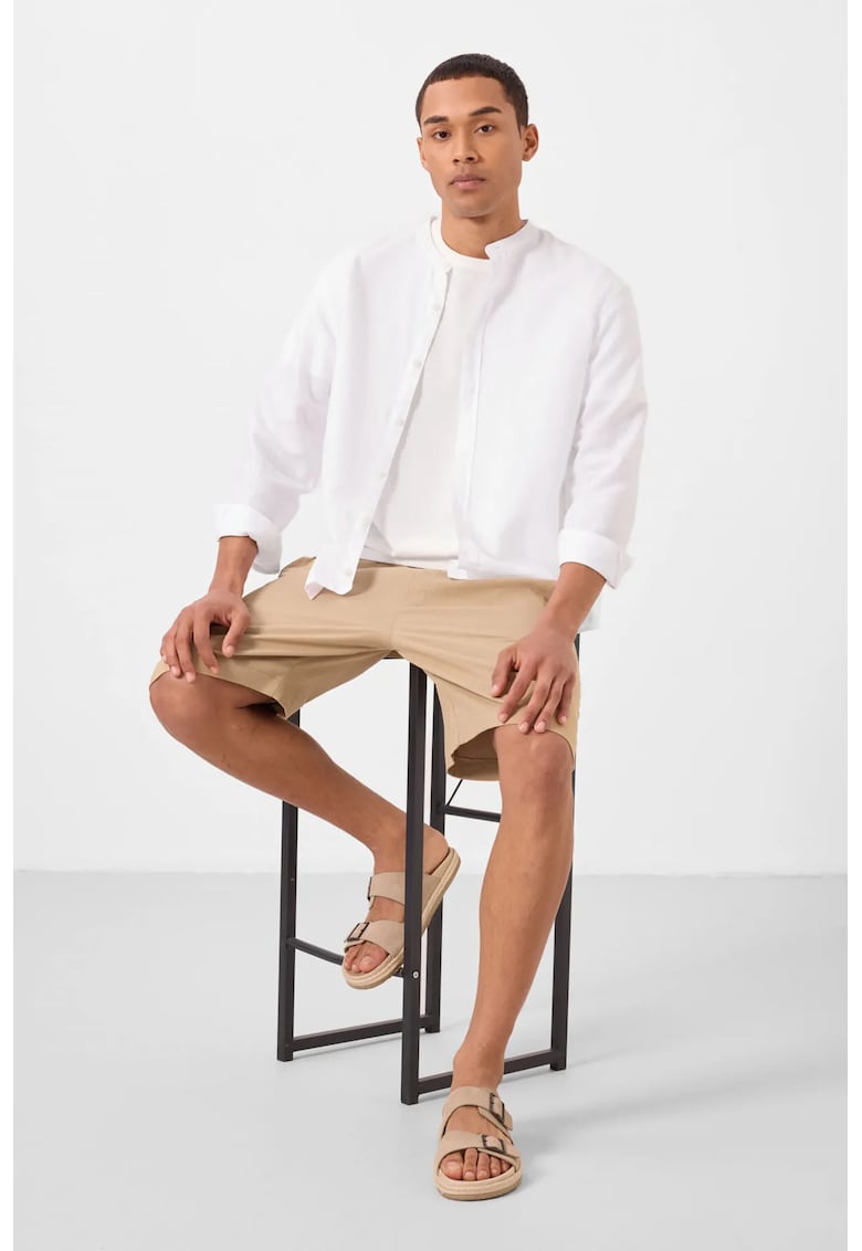 Pantaloni scurti - Barbati - Pantaloni scurti chino TOMMY pentru barbati - Maro Camel -