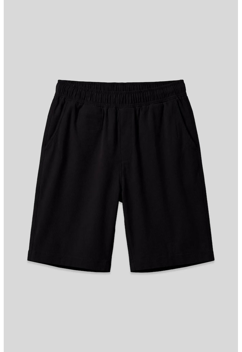 Pantaloni scurti - Barbati - Pantaloni scurti chino tesuti TOMMY pentrfqdu barbati - Gri carbune
