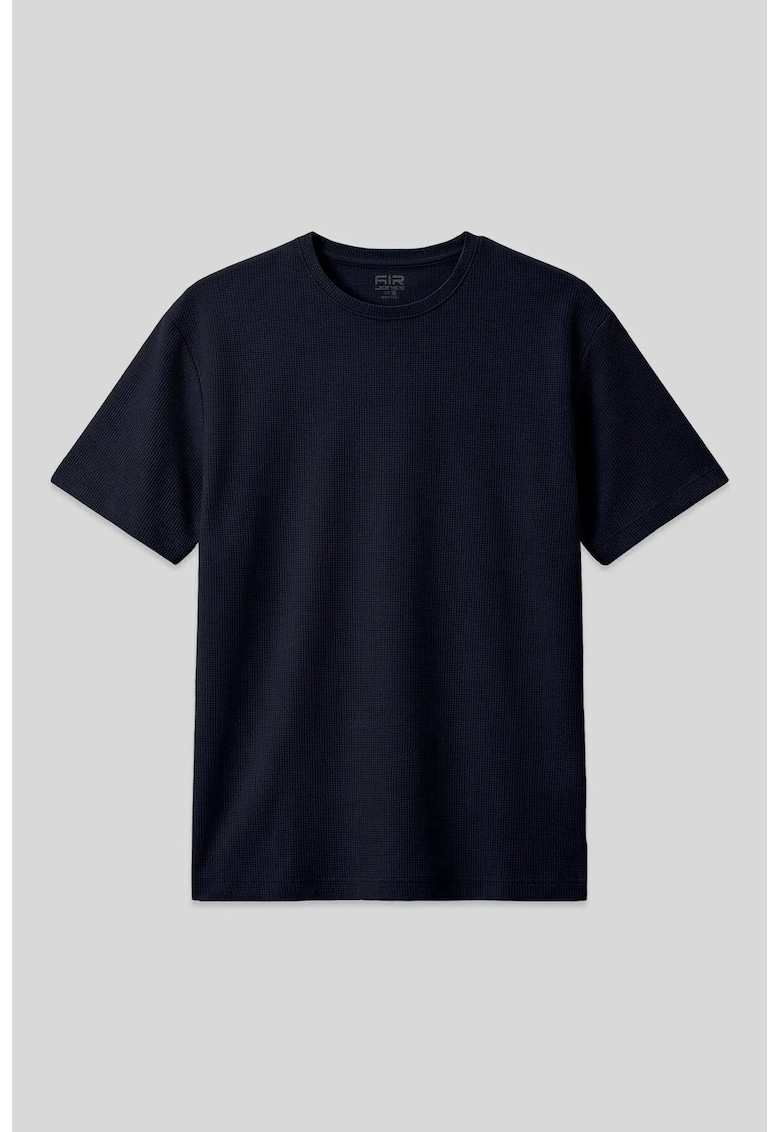 Tricou supradimensionat - elastic - poliester-lycradwqf - Bleumarin
