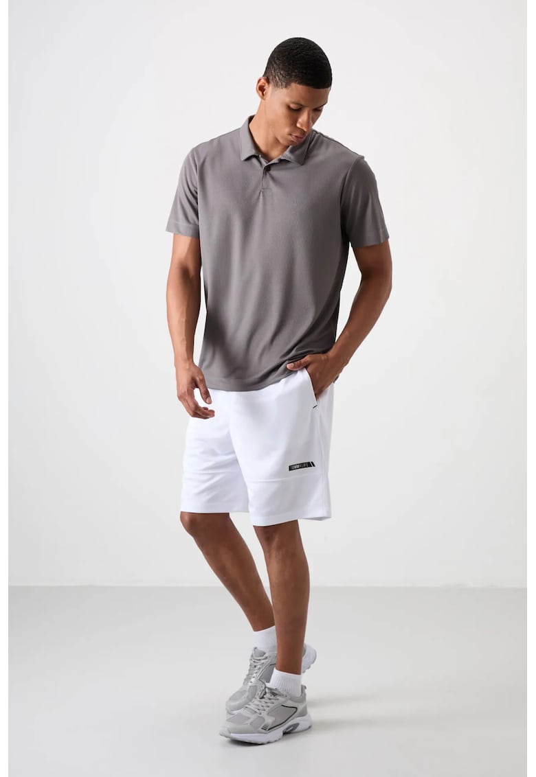 Pantaloni scurti - Barbati - Pantaloni scurti de trening uni TOMMY pentru barbati - Alb -