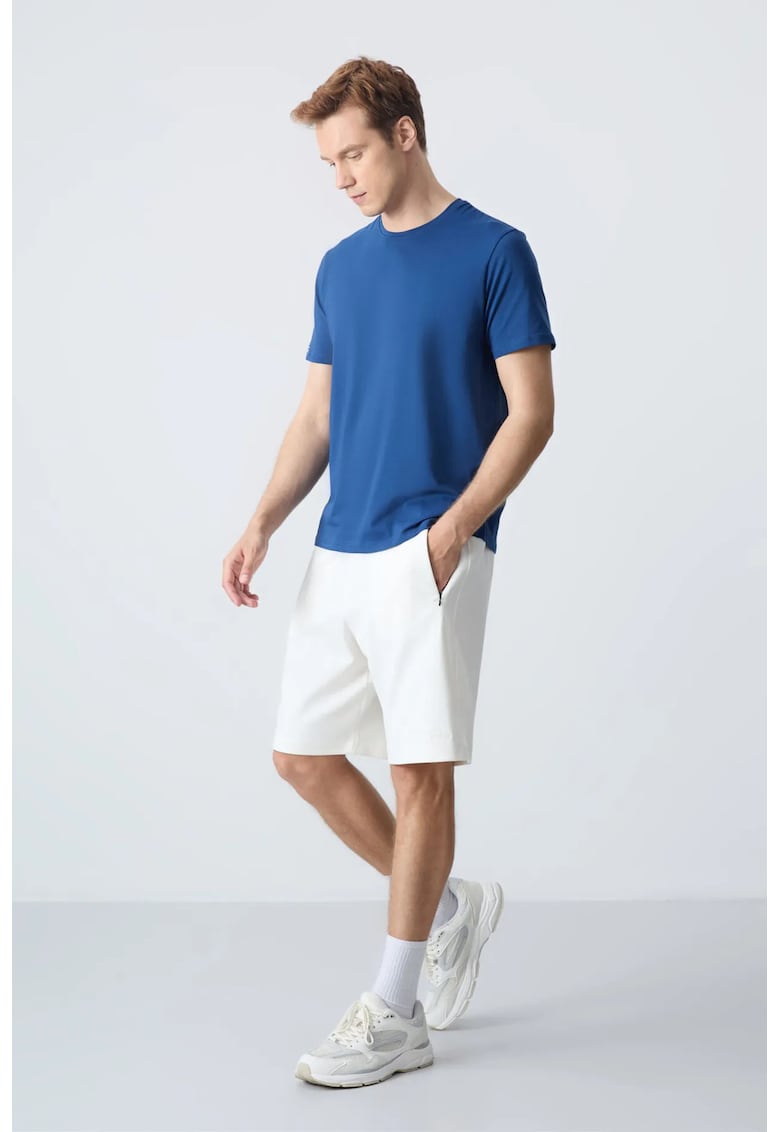 Pantaloni scurti - Barbati - Pantaloni scurti TOMMY Regular din pentru barbati - Alb -