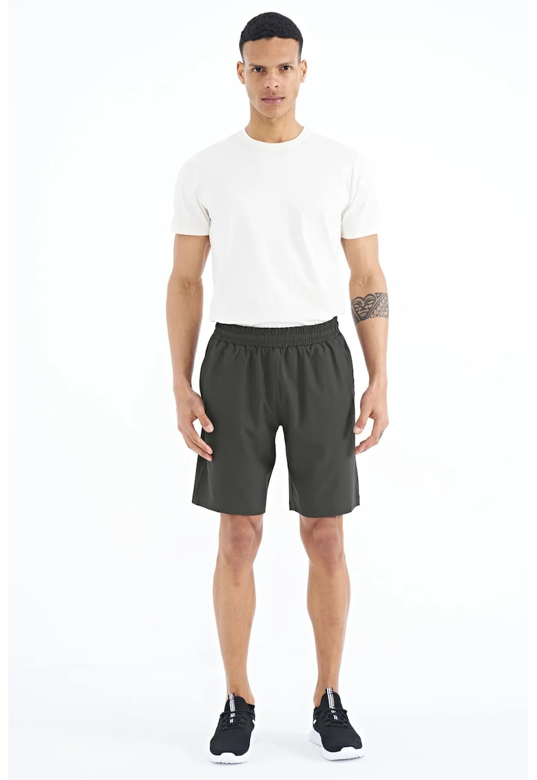 Pantaloni scurti - Barbati - Pantaloni scurti TOMMY pentru croiala picior larg - Gri carbune -